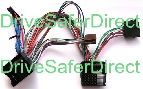 INKA-902884-04-3C ISO SOT Fully-Populated Mute Lead for Parrot CK3100, CK3200, MKi9100, MKi9200 and other ISO handsfree kits for vehicles and radios: Vauxhall Vectra, Vauxhall Vivaro, Vauxhall Zafira. Vauxhall Radios: CC20, CD30, CDC40, CD60, CDC40, CD50, CD70, DVD90, DVD100