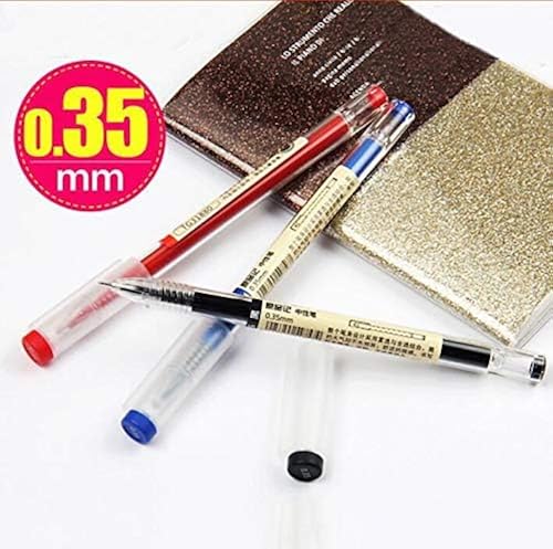 5-Pack 0.5mm Retractable Gel Pens & 1 Highlighter Set - Fun Design Fine Point Pens For Drawing, Writing & School Supplies - View #5