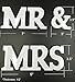 DGQ MR and MRS Wooden Letters for Wedding Table Signs - Vintage Style Wooden DIY Decor for Wedding Decoration (3.5-Inch, White)