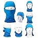 Walking Man Windproof 7in1 Balaclava Ski Face Mask - Grey