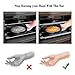 2 Pack Silicon Oven Rack Shields Oven Rack Guard Against Burns and Scars,Food Grade,FDA Approved,BPA Free,Heat Resistant to 230C/446F (Black)