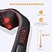 Electric Massager, ATMOKO 3D Shiatsu Neck & Shoulder Massager with Heating & Vibration Function, for Shoulders, Neck, Back, Waist, Legs, Arms, Soles, Relieve Muscle Pain