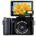 Digital Camera Vlogging Camera Full HD1080p 24.0MP Camera 3.0 Inch Flip Screen Camera with Retractable Flashlight Vlogging Camera for YouTube