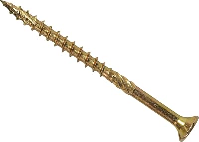 Forgefix ForgeFast Elite Woodscrews 4.0x40mm Zinc Yellow Box 200 Fast Drive