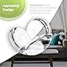 Clear Corner Guards by Skyla Homes - Safe 3M Adhesive Gel - Furniture Protectors Baby Safety - Child Proofing Bumpers for Coffee Table Safety - Kids Sharp Pointed Edge Protect