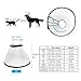 Felicey Pet Adjustable Dog Elizabeth Collar - Protective Recovery Cone Collar with Soft Edge for Anti-Bite, Surgery or Wound Healing (XL) (White, XL)