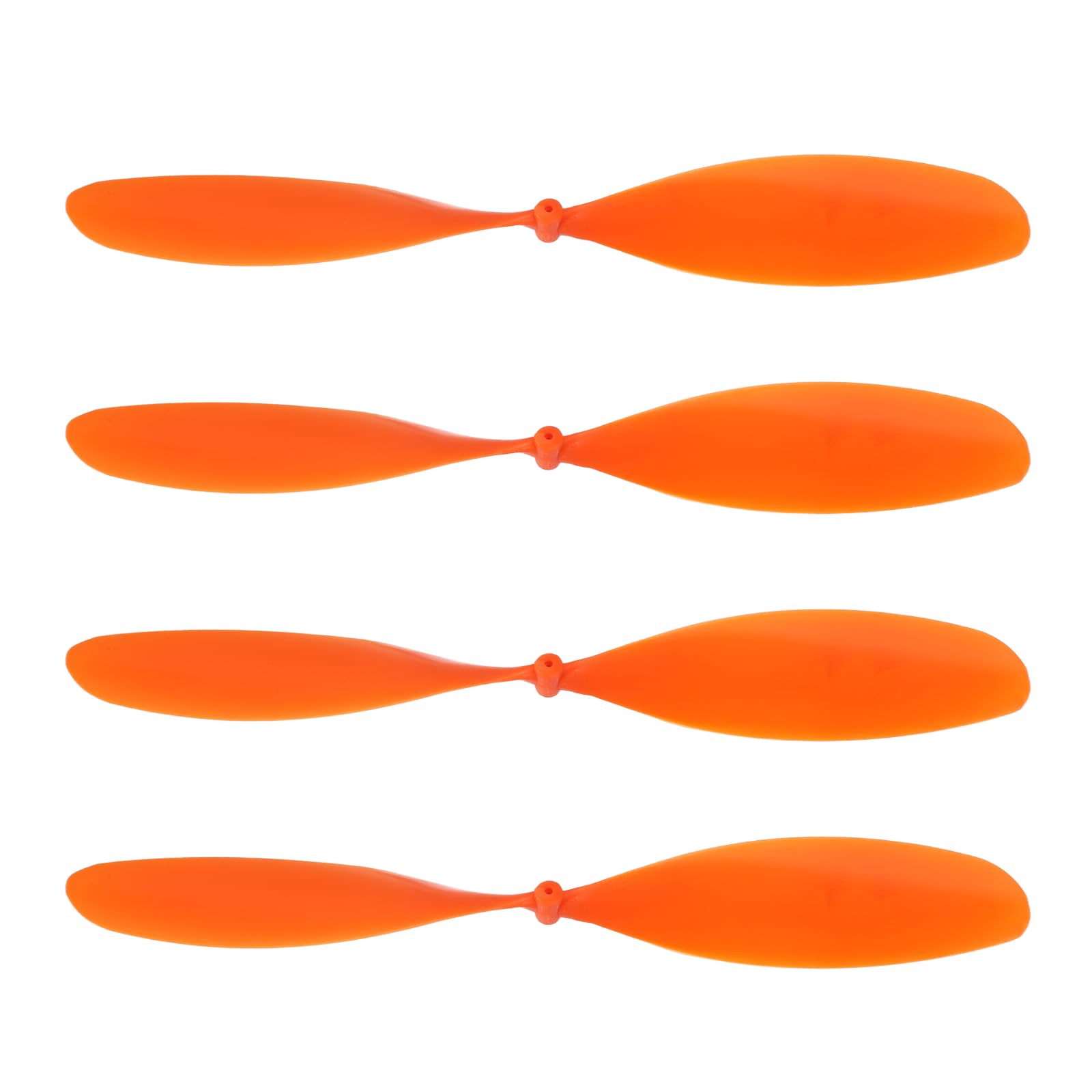 sourcing map Plastic Propeller, Propeller Props Blade Helicopter Kit 12" Fold Resistant for STEM Activities Powered Airplanes DIY Science(Orange, Pack of 4) — image 1