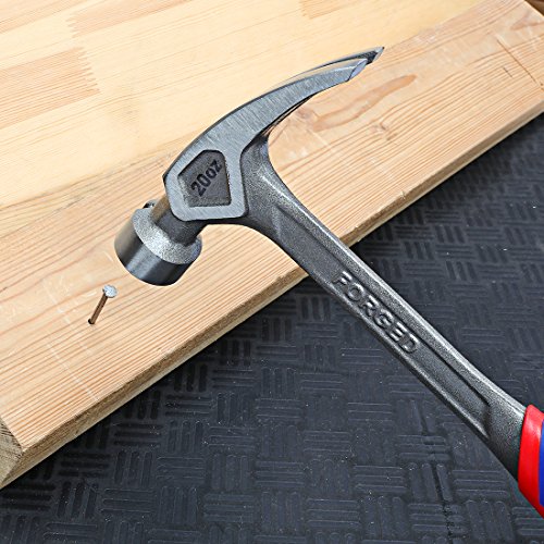 WORKPRO Claw Hammer, 20 Oz, Onepiece Framing Hammer with