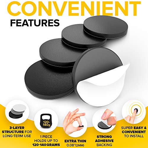 image for X-bet MAGNET Large Magnetic Dots with Adhesive Backing - 40 PCs Round 