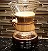 Pour Over Coffee Maker - 5 Cup Classic Glass Design - Borosilicate Glass Carafe