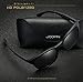 Joopin Unisex Polarized Sunglasses Classic Men Retro UV400 Brand Designer Sun glasses (Matt Black, as the pictures)