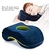 WER Nap Sleeping Pillow Cushion AF8 Bamboo Charcoal Memory Foam Pillow Slow Rebound Desk Nap Pillow with Hollow Design Ideal for Face Down Sleeper Back Support, Removable Washable Velvet Cover
