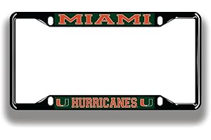 Elite Fan Shop NCAA License Plate Frame Black