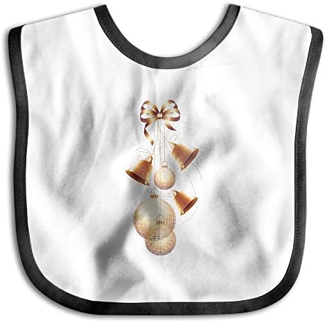 Christmas Bells Balls Cotton Bibs Infant Kids Adjustable Boy's Girl's Baby Neck Saliva Towel Baby-unisex