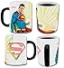 Morphing Mugs DC Comics Justice League (Superman) Ceramic Mug, Black
