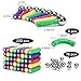 PlayMaty 306 Pieces Magnetic Building and Construction Blocks Toys Magnet Stick Build Toy for Kids Block Stacking Game Include