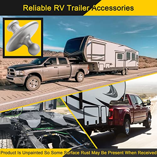 Gooseneck Ball Adapter, Kingpin to Gooseneck Ball Adapter Hitch, Used