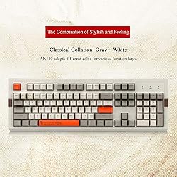 NACODEX AK510 Retro RGB Mechanical Keyboard 104