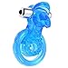 UINO Tongue Style Design Dual Ring Delay E-Jaculation Massaging Ring - C-ockrings for Men Stimulator Female C-litoris Vibrating Massage Ring Adult S-ex Toys for Men P-Enis Massage Tools