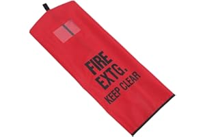 OSALADI Outdoor 12kg Fire Extinguisher Waterproof Protective Cover 32x80cm Anti-Freeze Dustproof Sleeve