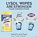 Lysol - 78849CT 19200788496 Disinfecting Wipes, Lemon & Lime Blossom, 660ct (6X110ct), Packaging May Vary White