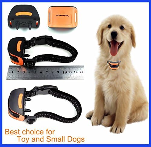 Classic Miniv - Vibration No Hurt Bark Dog Collar Extra Small Toy Dogs 4lbs to 14lbs Bark Training Solution 2018 Best Anti Bark Collar 100% Lifetime Product Warranty