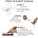 SUNER POWER Professional Dual 1000/6000 Japanese Grit Whetstone-Knife Sharpening Stone Kit Included Non-Slip Bamboo Base & Angle Guide-Perfe, large, White-Blue