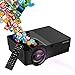 Mini Projector -(Newest Version) 50% Brighter Video Projector Full HD LED with 180'' Display and 1080P Support, Compatible with Smartphone, Fire TV Stick, PS4, HDMI, VGA, TF, AV And USB