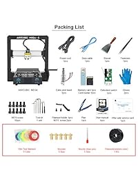 ANYCUBIC Mega-S - Impresora 3D con soporte de filamento extruido y suspendido + 2.2 lbs de filamento PLA gratis, funciona con TPU PLA ABS