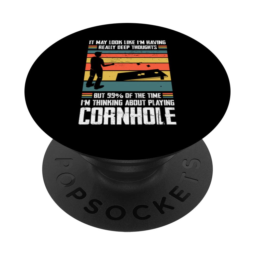 it may look like I'm playing cornhole corhole game PopSockets Swappable PopGrip