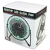 RED5 Desktop LED Clock Fan