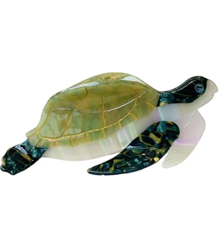 Sea Creature Hair Clip Big Green Bass Acetate Claw for Women Gift Amazon.com : Funny Sea Creature Hair Clip - Big Green Bass  main image 3