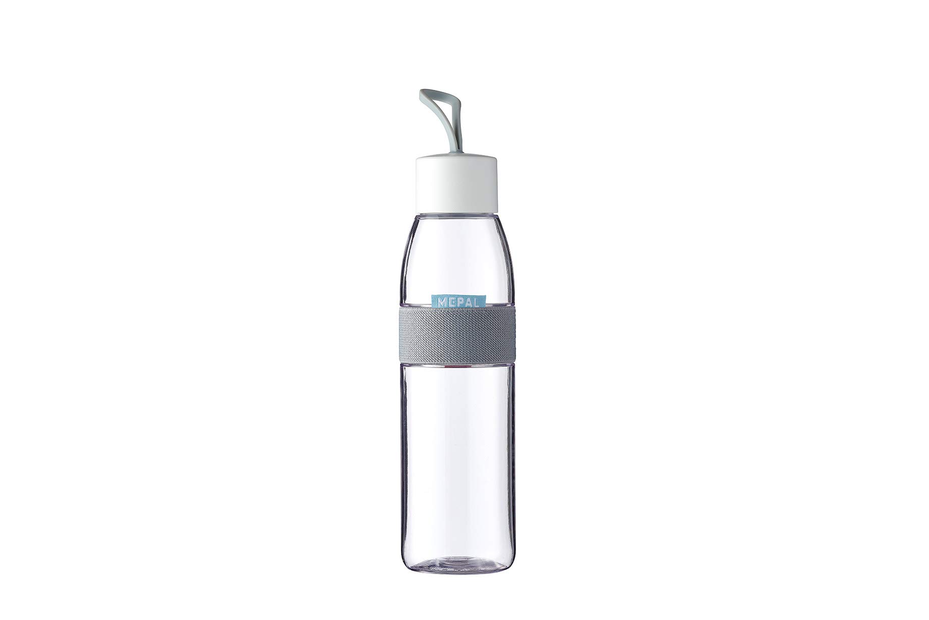 Mepal โ Water Bottle Ellipse โ Reusable Water Bottle โ Leak Proof Drinking Bottle Suitable For Carbonated Drinks โ BPA-Free - 500 ml โ White โ image 1
