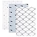 Hudson Baby Unisex Baby Cotton Muslin Swaddle Blankets, Blue Whale, 3-Pack