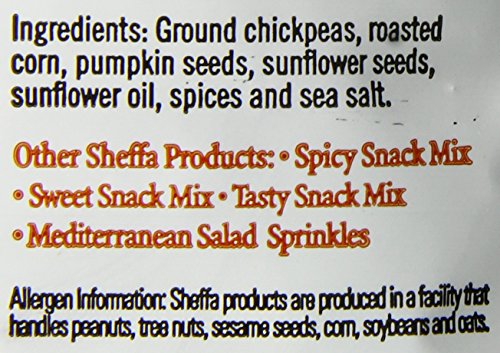 Sheffa Snack Trail Mix, Zesty, 1.5-Ounce (Pack of 12)