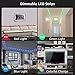 TATUFY LED Strip Lights 32.8ft Flexible Tape Lights Music Sync Color Changing, Rope Light 600 SMD 3528 LED Light Strips Kit for Home, Bedroom, Kitchen,DIY Decoration