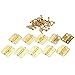 Dophee 50pcs Small Pure Copper Hinges 0.71