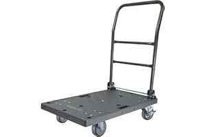 SNAP-LOC 500 lb DIY Easy-Move Push Cart Platform Truck