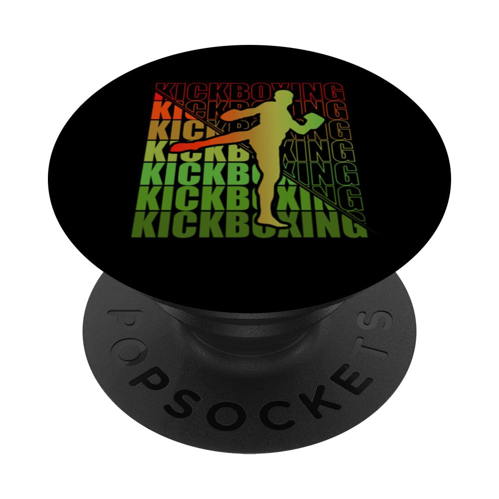 Kickboxer Martial Arts Kickboxing PopSockets Swappable PopGrip — image 1