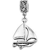 LaBenie Dangle Sail Boat Charm