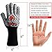 ICCKER Grill Gloves - 1112°F (600°C) Extremely Heat Resistant BBQ Gloves, 14