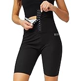 REEDBEEK Sauna Sweat Shorts Pants for Women Shapewear High Waisted Compression Leggings