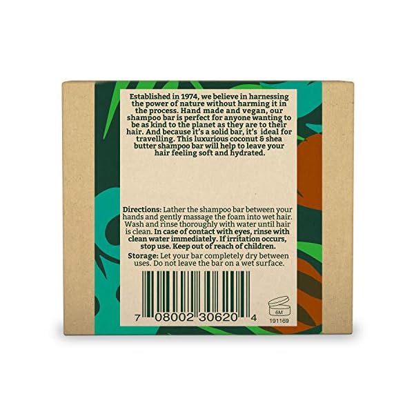 Faith In Nature Natural Coconut & Shea Butter Shampoo Bar, Hydrating, Vegan & Cruelty Free, Paraben and SLS Free, for…