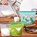 Silicone Food Storage Bag - 4 Pack - [Reusable Freezer Storage Container] Preservation Airtight Container - Kitchen Gadgets