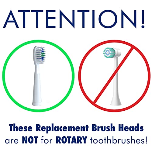 SonicFX Replacement Electric Toothbrush Heads Compatible with