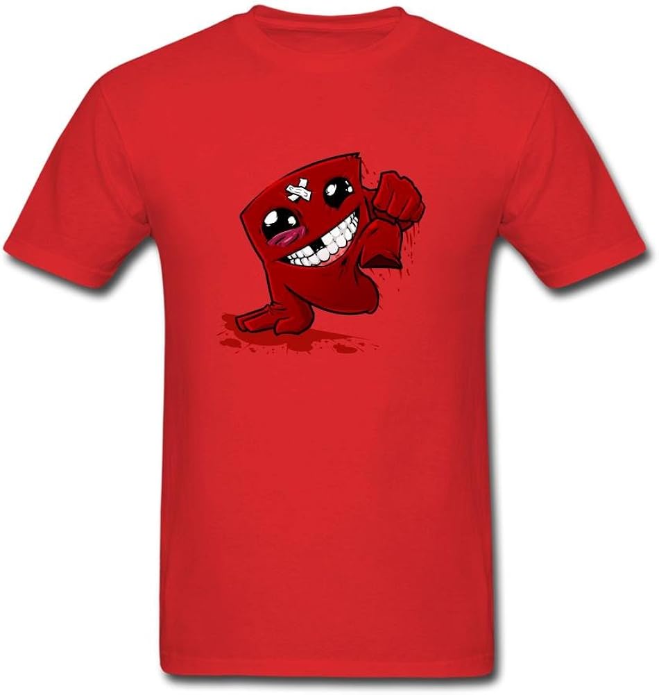 Men's Super Meat Boy Logo 2 Short Sleeve TShirt Books