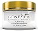 Genesea Face Exfoliating Peeling gel scrub - For vital, glowing looking skin - Deep Sea Cleansing - Facial peel Skin care Purifying Sensation, Cleans pores w/ Aloe Vera Extract for Gentle Exfoliation