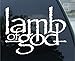 Lamb of God Decal Band Car Truck Bumper Window Sticker