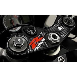 Sticker 3D Suzuki GSXR spatbord voor vork besturing X Moto GSX-R Carbon