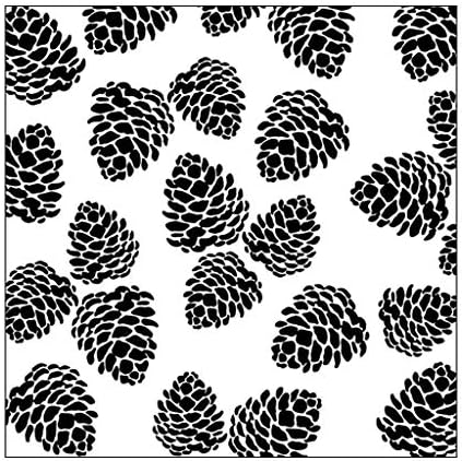 KunmniZ Pine Cone DIY Silicone Clear Stamp Cling Seal Scrapbook Embossing Album Decor